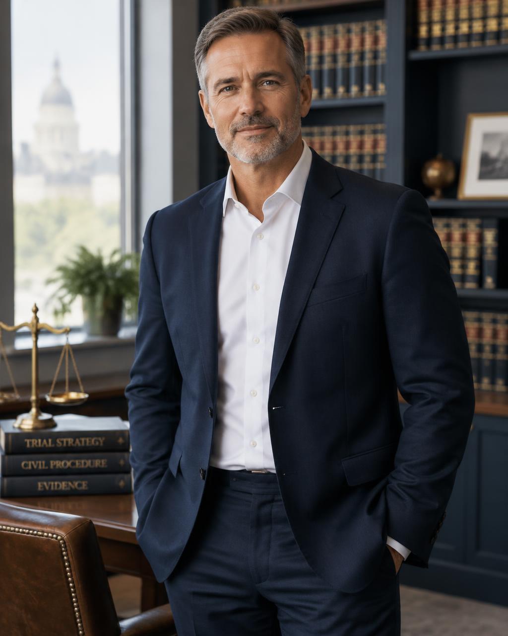 Concept attorney portrait